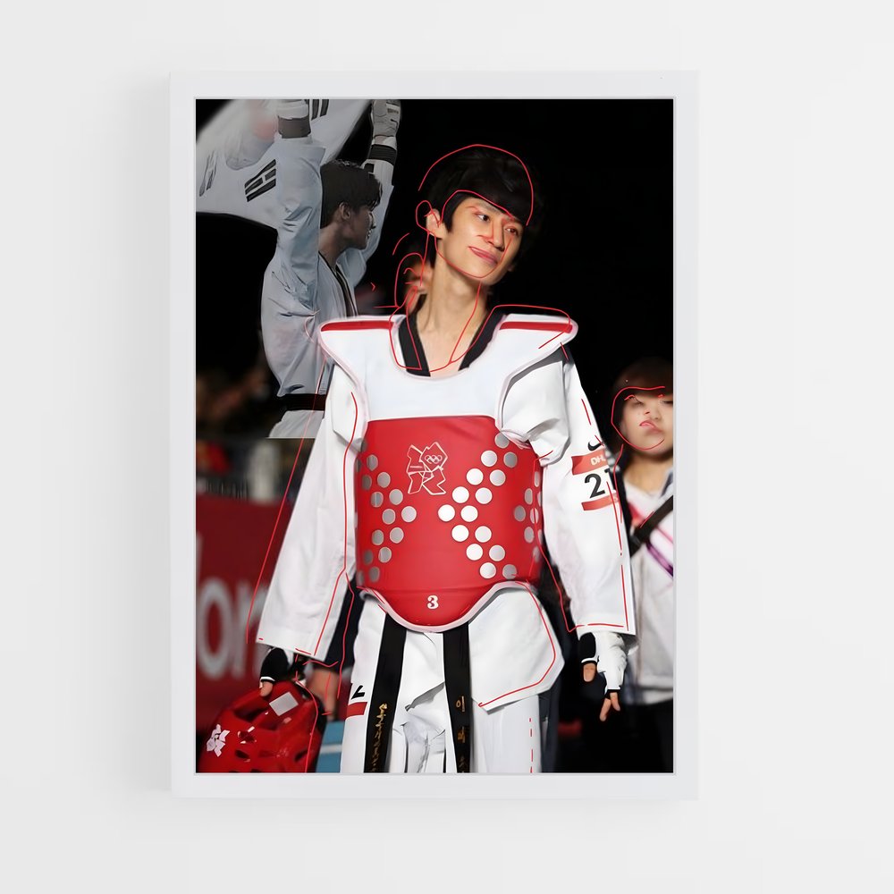 Poster Samurai Junior – affiche Taekwondo (vue 3)